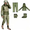 Roupa com Mosquiteiro para Camping, Roupa de Malha Respirável para Caminhada ao Ar Livre, Traje de Proteção, Conjunto de Seis Peças, Dobrável e Portátil, Anti-Mosquito