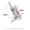 Tornillo de resorte de chapa metálica caja de distribución de gabinete tornillo de gabinete bisagra de resorte de puerta de gabinete eje de puerta tornillo de resorte chasis de gabinete puerta con bisagra