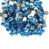 Taladro plano de vidrio con base dorada Wei Chen, taladro para uñas, decoración de fundas de teléfono móvil, accesorios para uñas DIY, joyería de diamantes de imitación