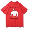 Caliente Te Dan el Bonk Humor Camisetas para Hombre Ganso de Dibujos Animados Camiseta Sh