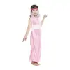 Disfraz de Cosplay para Fiesta de Halloween Disfraz de Performance Infantil para Niñas Conjunto de Princesa Rosa