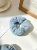 Scrunchies Coloridos para Mulheres, Estilo Coreano Outono e Inverno, Elásticos de Cabelo de Veludo Urso, Acessórios de Cabelo, Venda por Atacado em Estoque
