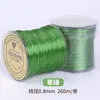 Fio Elástico Plano, Cordão Resistente ao Desgaste, Fio para Joias DIY, Fio para Miçangas de Pulseira, Fio para Tecelagem, Fio Elástico para Cristal Atacado