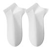 Calcetines de Malla para Barco de Color Sólido de Algodón Cien por Cien Calcetines Cortos de Algodón Puro para Hombre Transpirables Absorbentes de Sudor Resistentes al Olor Calcetines Cortos Negros y Blancos para Hombre