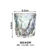 Estilo japonês Whiskey Glass Household Niche Rock Design Beer Glass Frosted Vidro esculpido Vintage Wine Glass