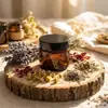 Botella de crema de vidrio marrón, 20 g, 30 g, 50 g y 100 g, ideal para crema de ojos.