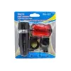 Conjunto de lanterna traseira de bicicleta transfronteiriça 5LED cauda de borboleta, lanterna pequena de plástico a pilha, acessórios de equipamento para ciclismo de mountain bike