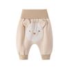 Pantalones de Bebé Gran Pedo Bebé Hombres y Mujeres Otoño e Invierno Forrados de Polar Engrosados Cálidos Sueltos Pantalones tipo Harlan Cintura Alta Pantalones pp