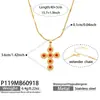 Collar con Cadena para Clavícula Cruz de Acero Inoxidable Chapado en Oro, Corazón de Amor Retro Europeo Micro-Pavimentado con Circonita, Accesorios de Lujo Ligero y Acabado de Alta Gama