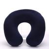 Chaqueta corta de felpa desmontable, almohada inflable en forma de U, máscara para ojos, tapones para los oídos, bolsa de almacenamiento, conjunto