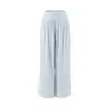 Pantalones Casuales Sueltos de Pierna Ancha con Efecto Drapeado, Nueva Moda de Verano de Cintura Alta con Cordón Ajustable, Corte Recto Casual Ajustado para Mujer