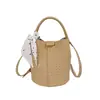 Bolsa de Ombro Único 2026 Simples Bolsa de Mão Estilo Balde Bolsa Transversal Nova Tendência Elegante Bolsa Feminina Versátil Retrô Nicho