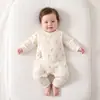 Mameluco acolchado para bebé, mameluco de Clase A para recién nacido, ropa estilo mariposa, ropa cálida de tres capas para bebé para primavera, otoño e invierno