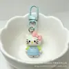 Colgante de Gato Kt de Color Sólido de Dibujos Animados, Llavero de Gato Kt para Disfraz, Colgante para Bolso, Colgante para Mochila de Niña, Pequeño Regalo para Mejores Amigas