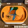 Caja de Baño para Pájaros Loro, Tina de Baño Panorámica Grande para Cacatúas y Periquitos, Bañera para Pájaros con Circulación de Agua Eléctrica