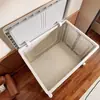 Caixa de Armazenamento de Roupas Grande Capacidade Doméstica Caixa de Armazenamento com Tampa Articulada Caixa de Armazenamento Dobrável Multifuncional Cesta de Armazenamento de Brinquedos e Lanches