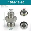 Adaptador hidráulico aço 45# Yonghua cone 24 graus virola vedação ED 1CB 1CM 1DB 1DM conexão de mangueira