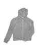 Sudadera con capucha a rayas finas estilo coreano para hombre y mujer, tonos fríos, minimalista, corte holgado, versátil, casual, top perezoso, venta al por mayor