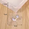 Saco Selante Transparente com Zíper Saco de Armazenamento Artesanato DIY Fazendo Porcionamento Saco Transparente Saco de Embalagem Joias Acessórios Materiais