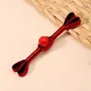 Cuentas de Jade, Forma de Cola de Golondrina, Envueltas en Alambre, Botones de Estilo Chino Tradicional para Tejido Artesanal, Botones Vintage para Traje Tang y Hanfu, Nuevo Estilo Chino