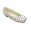 Primeiro Encontro com Sapatos de Bolinhas Estilo Coreano para Aumentar a Altura, Novo Modelo 2026, Sapatilhas Retro Slip-on de Bico Quadrado