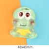 Accesorios Luminosos de Resina DIY de Bob Esponja Grande Pegamento de Crema Soporte para Funda de Teléfono Móvil Imán para Nevera Colgante para Tocados