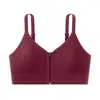 Chaleco deportivo con cremallera frontal para correr y fitness, reductor de busto grande, comercio exterior transfronterizo, sujetador deportivo a prueba de impactos, cómodo, anti-flacidez