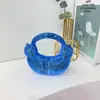 2026 Comércio Exterior Transfronteiriço Acrílico High-End Saco para Lamen e Dumpling Nova Moda Transfronteiriça Bolsa de Mão Bolsa de Corrente