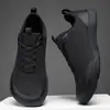 Zapatos de Hombre Talla Grande 2026 Verano Punta Ancha Zapatos Deportivos Malla Transpirable Antideslizantes Planos Zapatos para Correr Zapatos de Malla para Senderismo Descalzo