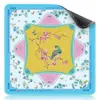 Tapete para Mesa de Mahjong com Estampa Floral Transfronteiriça Redutor de Ruído, Tapete de Jogo Confortável e Durável de Terra de Diatomáceas, Tapete de Mesa Portátil e Fácil de Armazenar