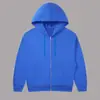 Sudadera de Color Sólido Transfronteriza Suministro Sudadera con Cremallera para Hombre y Mujer Cárdigan Liso Sudadera con Cremallera Stock Disponible