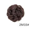 Postizo de Comercio Exterior para Mujeres con Peinado de Moño, Coleta Esponjosa, Moño Rizado Desordenado Elástico en la Parte Posterior de la Cabeza, Moño de Cabello Sintético