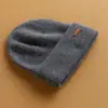 Gorros de Otoño e Invierno para Hombres y Mujeres, 100% Cachemir, Calientes, de Lana, Ala Ancha, Tejidos, Casuales y Versátiles