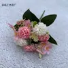 Bola da Sorte Mosaico Estilo Europeu, Flores Artificiais, Buquê de Casamento, Pequeno Arranjo de Flores de Tecido, Flor Artificial Decorativa de Exportação Atacado