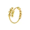 Anillo de Anillo de Cuentas Descompresión Rotación Nuevo Producto Transfronterizo Anillo Enrollado de Acero de Titanio Meditación Aliviar la Ansiedad Amazon Cuentas