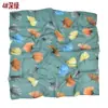 Bufanda de Hilo de Bali con Estampado de Hoja de Ginkgo Estilo Francés ins Nuevo Verano Venta al por Mayor Bufanda para Damas Suministro en Stock