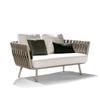 Muebles de exterior personalizados para terraza de hotel, patio de ocio, balcón, silla de ratán, mesa y silla de ratán creativas para jardín al aire libre.