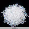 Rhinestones de Resina con Parte Posterior Puntiaguda, Rhinestones Redondos Ab de Color Natural Acrílico de 3 mm, Rhinestones de Relleno, Rhinestones para Uñas, Accesorios para Joyería DIY, Micro-Montaje