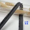 Corda de borda de gancho e argola de pelúcia de 1 cm tira de debrum para borda de travesseiro de têxtil para casa inserção de pelo