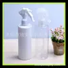 Frasco borrifador de ombro reto 300ml frasco borrifador tipo mouse líquido de limpeza garrafa de plástico PET borrifador de beleza sub-embalado