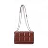 Bolso de hombro con cadena a cuadros de moda 2023, nuevo bolso a cuadros para mujer, estilo coreano, informal, sencillo, para ir al trabajo.