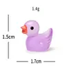Nuevo Micro Paisaje Creativo Luminiscente en la Oscuridad Pato Lindo Decoración DIY Accesorios de Bolsita Ciega Mini Adornos de Escritorio