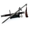 Jogo de modelo de arma fria em torno da espada Kunshan 22 cm bainha de metal completo ornamentos de brinquedo