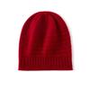 Gorro de Punto Casual de Cachemira 2026 Otoño e Invierno Nuevo Estilo Unisex Color Sólido Engrosado Cálido Moderno Borde Enrollado