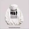 Sudadera con capucha gruesa de hip hop callejero europeo y americano para hombre, otoño e invierno, con ambiente de marea nacional estadounidense, para parejas, con forro polar grueso.