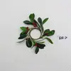 Coronas de Velas, Decoraciones Navideñas, Adornos Festivos, Productos de Imitación Hechos a Mano, Comercio Transfronterizo al por Mayor, Coronas de Velas de Plástico