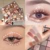 Rimina Evening Sakura Waltz Paleta de Sombras para Olhos com 20 Cores Perolada Lantejoula Matte Baixa Saturação Cor de Chá com Leite Terroso Nova Paleta de Sombras