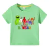 Jardim Banban de Banban Nova Camiseta de Verão de Manga Curta para Crianças Meninos e Meninas Roupa Infantil
