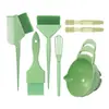 Conjunto de Palha de Trigo Atacado para Salões de Beleza, Pincel Profissional para Tintura de Cabelo, Tigela para Creme de Tintura, Conjunto de Pincéis para Creme de Tintura, Escova de Cerdas Macias, Tigela para Tratamento Capilar
