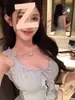 La Versión Original Es Exactamente Igual que la Camisola de Encaje Hottie de Hada con un Top Ajustado Puro y Sexy de Verano Debajo